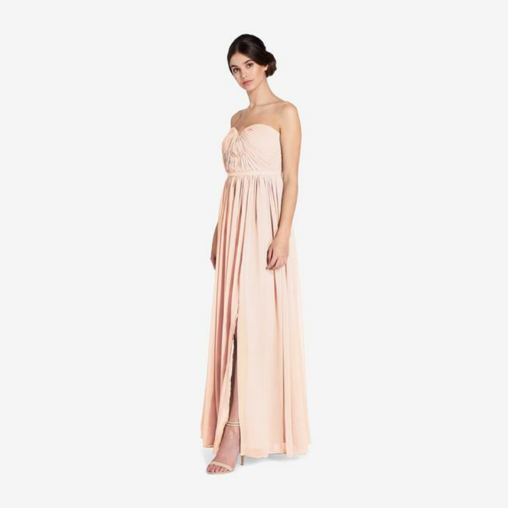 ADRIANNA PAPELL Hailey Strapless Chiffon Dress - Picture 12 of 12
